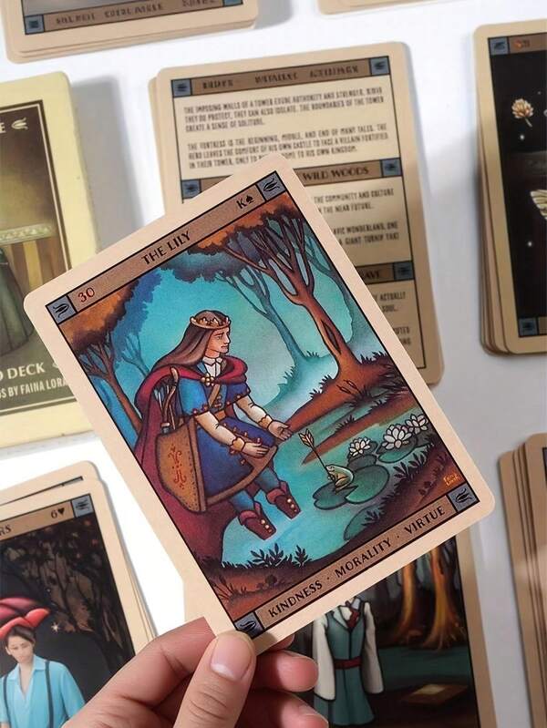 Zazumi 1 Peça, Edição Clássica Populariza 36 Cartas de Oráculo Tarot Fortuna Lara Zhanbu, Jogos de Tabuleiro Divertidos, Presentes de Aniversário, Eventos de Festa, Páscoa, Jogo de Tabuleiro