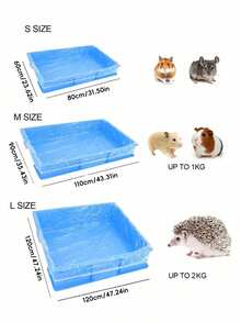 50 Pcs Of Disposable Plastic Base Film Covers For Pet Cages, Rabbit Cages, Bird Cages, Cat Sandbags, Dog Toilet Urine Pads, And Cleaning Pads - White - View 14