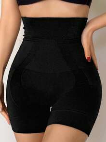 DAZY High Waist Seamless Slimming Shorts, Lightweight Shaping Undergarment For Women, Suitable For Spring And Summer - Black - View 1