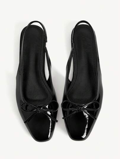 CUCCOO CHICEST 女士休闲软底蝴蝶结方头鞋，适合春秋季穿着