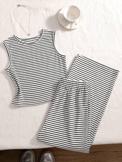 Sparklyn 女童休闲时尚吊带背心，柔软舒适，夏季百搭设计，适合度假、旅行、上学、日常穿着
