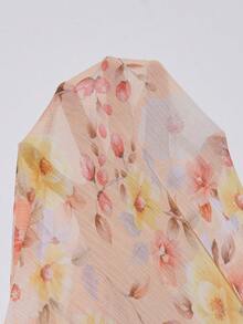 Aveloria Modichic Đầm dài tay bằng vải chiffon in họa tiết hoa chuyển màu, phong cách đồng quê lãng mạn, thích hợp cho hoạt động ngoài trời mùa xuân/hè, thiết kế cổ áo sơ mi, chi tiết nhún eo, tay áo rộng bồng bềnh, chất liệu nhẹ, lý tưởng cho kỳ nghỉ, hẹn hò, mua sắm, dã ngoại, tiệc vườn, tiệc trà chiều, dự đám cưới, triển lãm nghệ thuật và du lịch, thể hiện vẻ đẹp duyên dáng và thanh lịch. - Nhiều màu - Xem 5