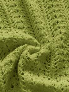 Soleia Women's Vacation Knit Textured Fabric Ocean Shell Mini Dress, Sexy Party Date Beach Holiday Summer Outfit, Suitable For Holiday Date, Afternoon Tea, Wedding Season, Beach Cruise Vacation, City Road Trip Vacation, Boho Vacation, Music Festival - Green - View 6