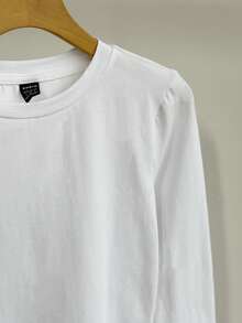 Tseoso 2件黑白休闲长袖修身长T恤套装，适合秋冬季 - 彩色 - 查看 7