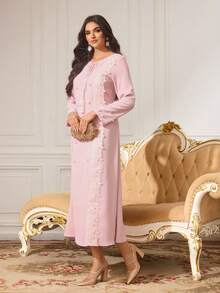 CUCCOO TILAWA 女士时尚玫瑰金尖头粗跟高跟鞋 - 金色 - 查看 11