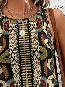 EMERY ROSE Camiseta de tirantes minimalista y de moda con estampado digital, regalo para amigos - Multicolor - Ver 3