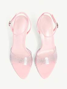 CUCCOO CHICEST Women Heeled Sandals - Pink - View 9