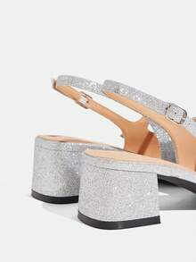 CUCCOO TILAWA Women's Fashion High Heel Shoes - Silver - View 9