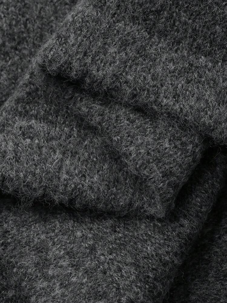 Women's Solid Color Stand Collar Fitted Casual Versatile Short Sleeve Sweater Business Casual Woman