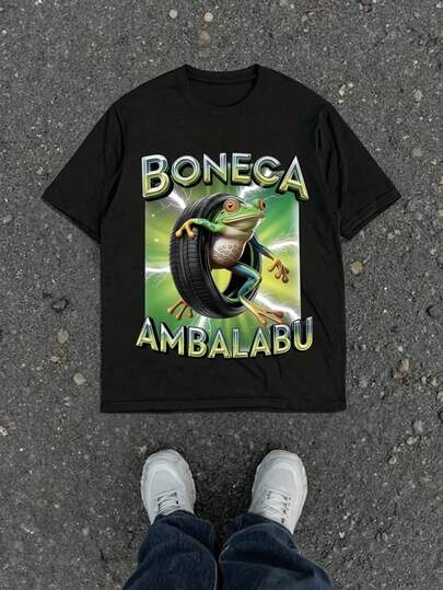 Manfinity EMRG 男士趣味休闲短袖T恤