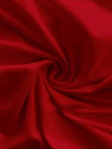 Soleia 休闲简约度假波西米亚风优雅浪漫复古红色连衣裙，适合情人节、音乐节、海滩、度假、夏季郊游，前扭结设计宽肩带修身中长连衣裙，女士 - 彩色 - 查看 6