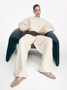 Mnmlis Women's Front Lace-Up Flat Casual Shoes - Khaki - View 12