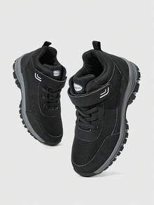 OUTDOORSY Women's Outdoor Casual Lace-Up Boots, Comfortable Non-Slip Fashion Versatile - Light black - View 3