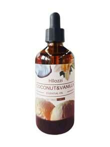 1瓶100毫升椰子香草精油 - 纯正香氛，不含酒精的保湿霜，持久留香，适合敏感肌肤，可用于DIY护肤、按摩、蜡烛制作、肥皂制作、身体和面部护理油。 - 多樣化香型 - 查看 3
