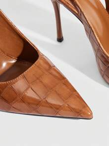 CUCCOO SZL Zapatos de tacón para mujer - Marrón piedra - Ver 5