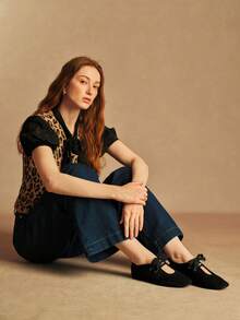 Rosivie 女士平底鞋 - 全黑色 - 查看 5