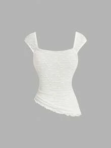 MOD 3 piezas Tops de tirantes y camisetas de mujer - Albaricoque - Ver 3