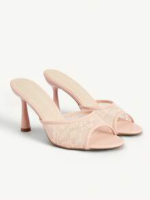 CUCCOO CHICEST Women Heeled Sandals - Baby Pink - View 1