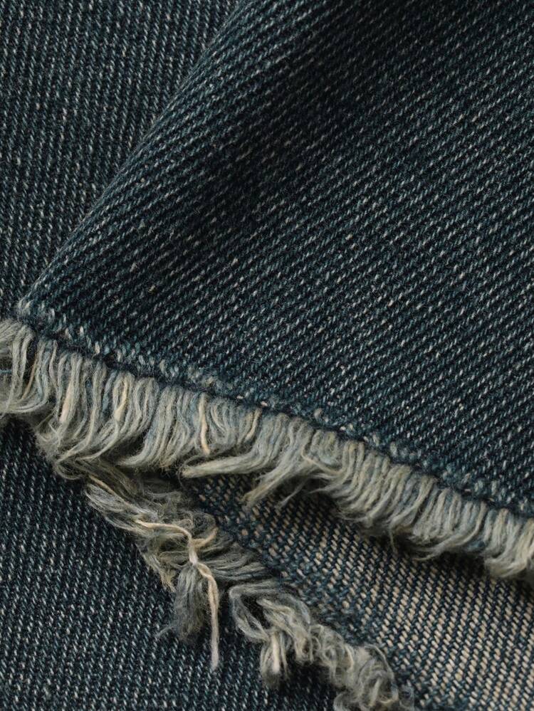 Summer Vintage Washed Five-Pointed Star Patchwork Casual Denim Shorts For Men