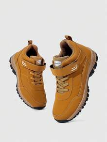 OUTDOORSY Giày bốt đi tuyết ngoài trời đa năng, thoải mái dành cho nữ dịp Giáng sinh - Màu vàng - Xem 3