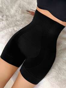 DAZY High Waist Seamless Slimming Shorts, Lightweight Shaping Undergarment For Women, Suitable For Spring And Summer - Black - View 7