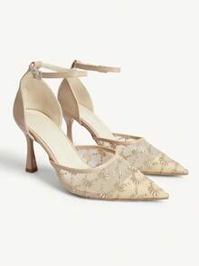 CUCCOO CHICEST Women Heeled Sandals - Apricot - View 1