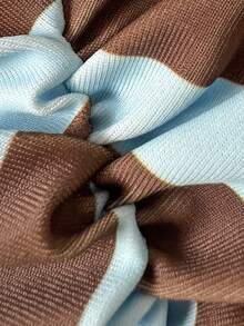 Swim Mod 春假撞色条纹比基尼套装性感泳装两件式泳衣女士泳衣两件式条纹比基尼两件式沙滩套装泳衣两件式蓝色条纹比基尼性感比基尼套装女士两件式套装泳衣沙滩两件式套装女士比基尼套装女士沙滩装女士夏季装两件式女士泳衣两件式 - 彩色 - 查看 6