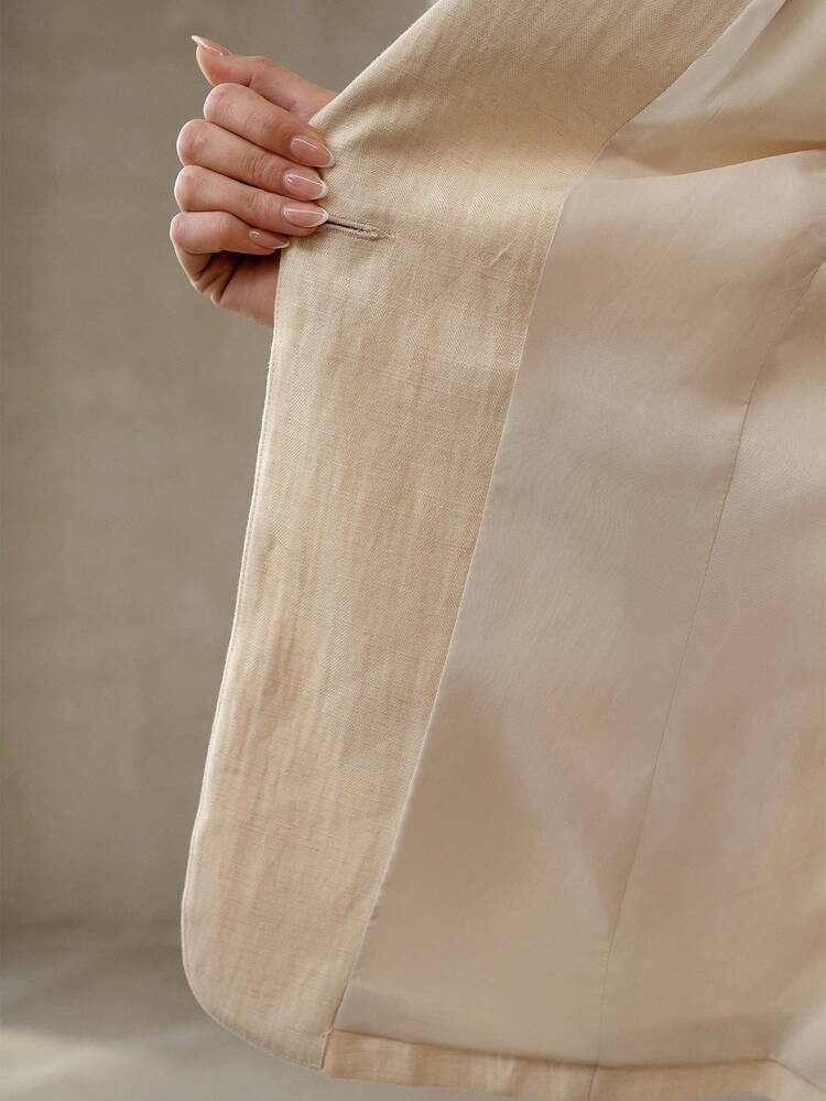 WOMEN'S ELEGANT TEXTURED BLAZER