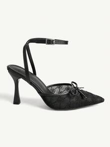 CUCCOO CHICEST Women Heeled Sandals - Black - View 3