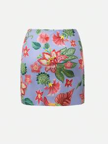 Swim Oasis 3件套女士印花系带比基尼泳衣套装 - 彩色 - 查看 12