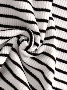 Sparklyn 女童休闲时尚吊带背心，柔软舒适，夏季百搭设计，适合度假、旅行、上学、日常穿着 - 黑與白 - 查看 5