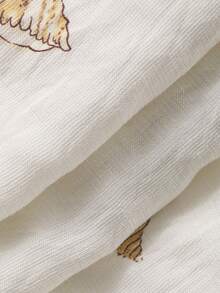 Livesso 女士休闲印花连体裤 - 米色 - 查看 7