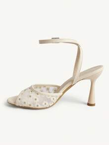 CUCCOO CHICEST Sandalias de tacón para mujer - Albaricoque - Ver 4