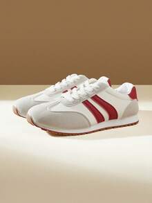 CUCCOO EASI Women's Casual Sneakers - Red - View 2