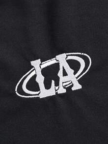 STYNVO Men's Casual Contrast Trim T-Shirt And Shorts Set, Summer - Black - View 8