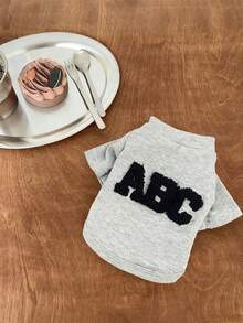 1PC ABC Letter Pet T-Shirt & Hoodie, Casual Fashion Pet Clothes For Small/Medium Dogs And Cats - Multicolor - View 16