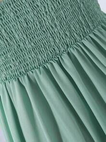 SHEIN 优雅印花连衣裙，波西米亚风无袖连衣裙，适合少女，春夏绿色层叠连衣裙，绿色夏季连衣裙，鼠尾草绿连衣裙，适合少女，鼠尾草绿连衣裙，优雅连衣裙，薄荷绿层叠连衣裙，茶会连衣裙，少女鼠尾草绿连衣裙，少女茶会连衣裙，浅绿色连衣裙，适合少女，绿色层叠连衣裙，少女春季连衣裙，女士夏季连衣裙，少女春季连衣裙，女士春季连衣裙，鼠尾草绿层叠连衣裙，欧洲夏季连衣裙 - 綠色 - 查看 7