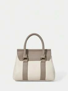 SHECARRY Women's Fashion Versatile Minimalist Handbag For Commuting - Multicolor - View 5