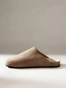 Solecia Women's Studded Square Toe Heeled Mules Slip On Dress Sandals - Rust Brown - View 3