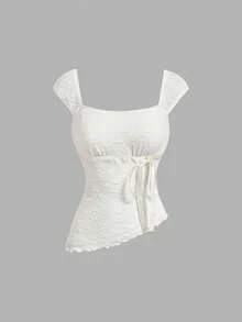 MOD 3 piezas Tops de tirantes y camisetas de mujer - Albaricoque - Ver 2