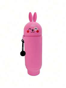 Stand Up Pen Case Transparent PVC Storage Organizer For Office School Supplies - Multicolor - View 13