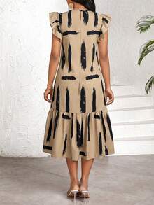 SHEIN Lady Holiday Dresses For Women Vacation Dress - Coffee Brown - View 2