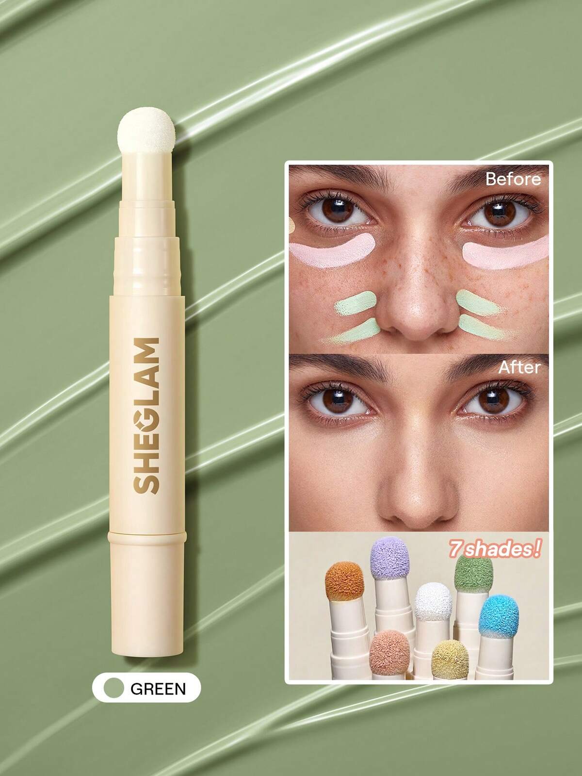 Complexion Boost Color Correcting Concealer-Green