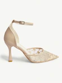 CUCCOO CHICEST Women Heeled Sandals - Apricot - View 3