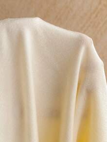 Soleia 女士棕色音乐节派对性感牛仔风格海滩休闲抽绳腰部不对称荷叶边下摆迷你裙和上衣 Y2K 服装 - 芥末黃 - 查看 9