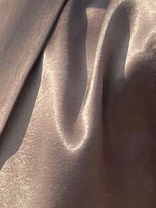 Livesso 女士V领修身系带亮面腰带衬衫 - 金色 - 查看 7