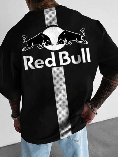 Una playera casual y básica para hombre, con diseño de Estilo de moda, estilo rudo americano, ideal para el día a día y los viajes