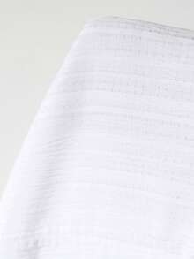 Girls' Casual Fashion Shirt, Soft & Stylish Design, Versatile Summer Tops Suitable For Vacation, Travel, Campus, Daily Wear - White - View 6