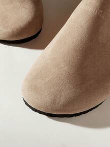 Solecia Women's Studded Square Toe Heeled Mules Slip On Dress Sandals - Rust Brown - View 5