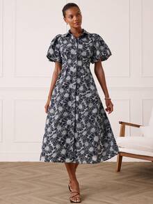 Lilora 这款优雅百搭的刺绣花卉连衣裙,采用花瓣袖设计,开襟中长款,非常适合通勤、日常穿着、休闲外出、派对、约会、聚会、休闲活动、郊游、假日、假期和暑假等场合。其他款式包括:女士花卉连衣裙、度假装、纽扣前襟连衣裙、短袖连衣裙、刺绣连衣裙、夏季连衣裙、中长连衣裙、纽扣连衣裙、泡泡袖连衣裙、泡泡袖连衣裙、中长衬衫裙、雏菊连衣裙。 - 藍色 - 查看 6